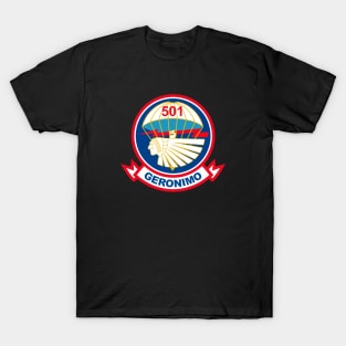 Mod.1 Geronimo 501st Airborne Parachute Infantry T-Shirt